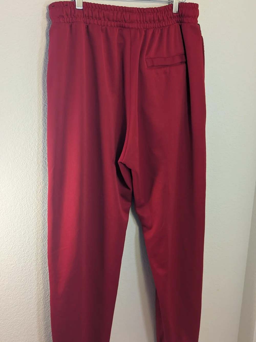 Jordan Air Men’s XL Red Logo Tape Jogger Track Pants Jumpman Nike